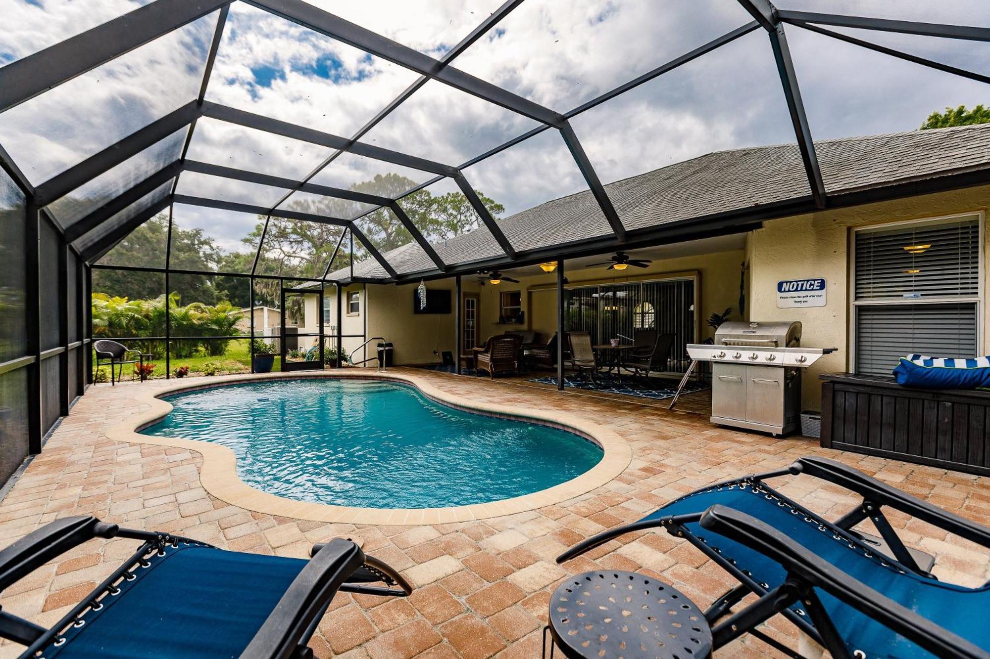 Sunny Oasis Getaway -Heated Pool-Mini Golf-Near Beach Nokomis Eksteriør bilde